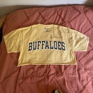 Cropped CU Buffalos T Shirt